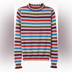 Boden striped  Multicolor Women's holiday Sweater size8